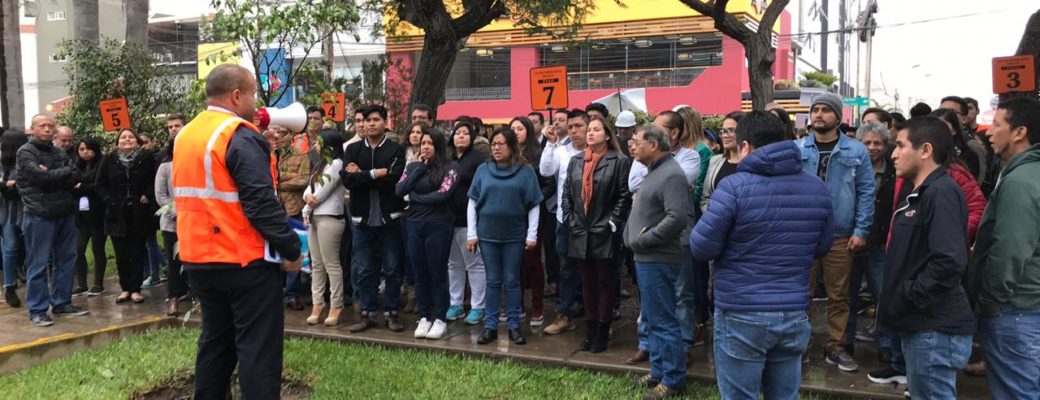 Nuestro Equipo De Perú Participó Del Simulacro