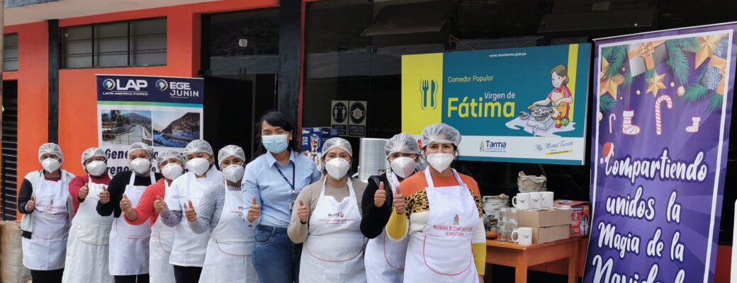 Potenciamos Labor Social Del Comedor Popular Virgen De Fátima En Huasahuasi Entregando Importante Apoyo